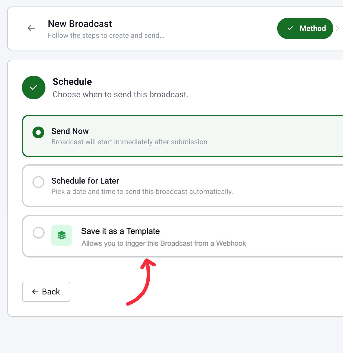 Connected webhooks