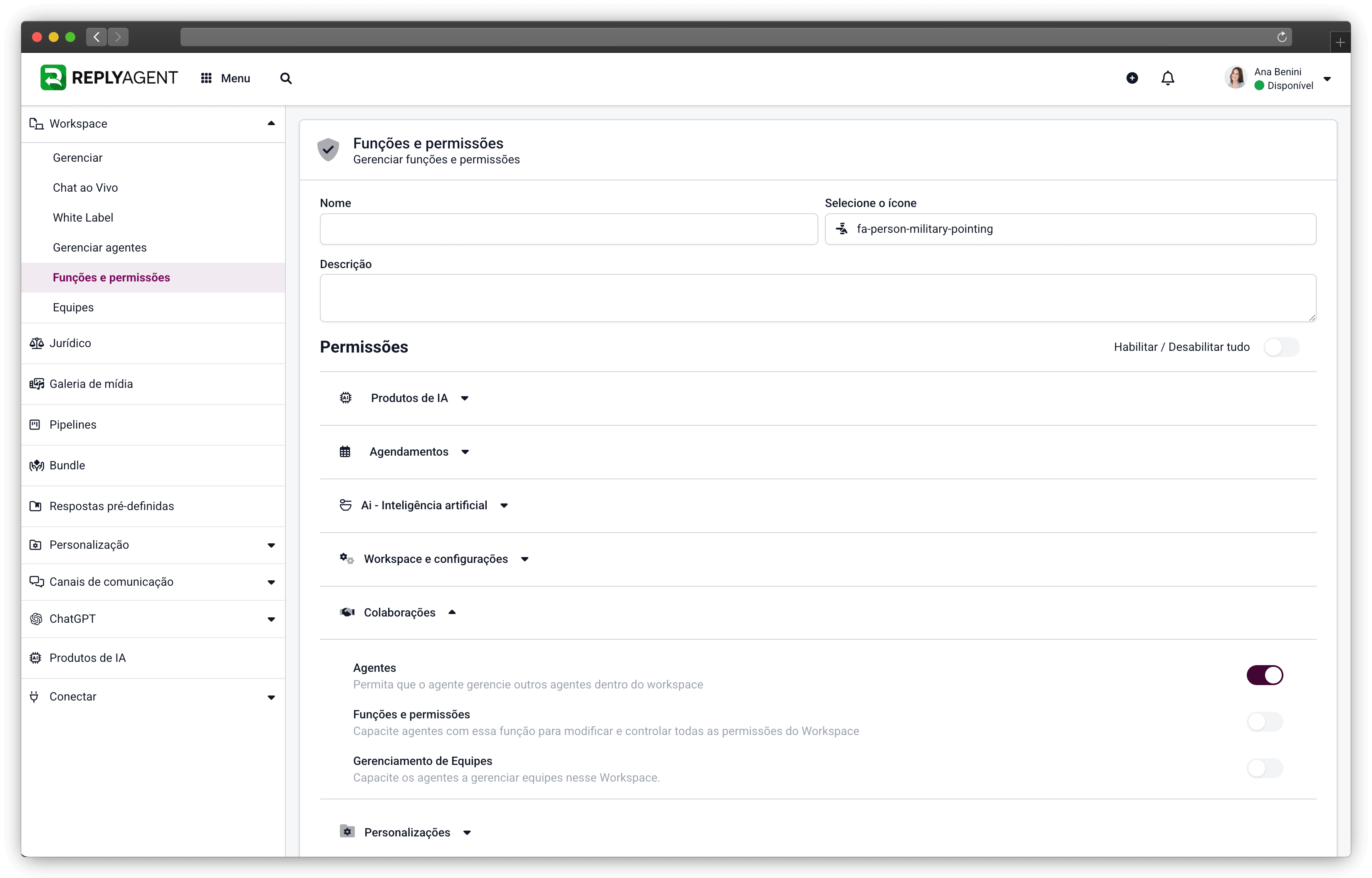 Roles & Permissions